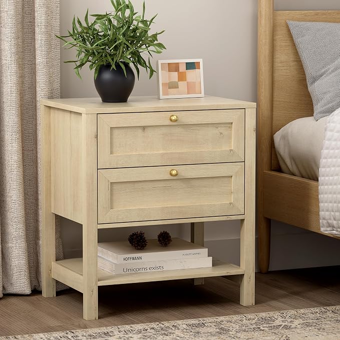 EYYTHUNG Tall Modern Nightstand by EYYTHUNG