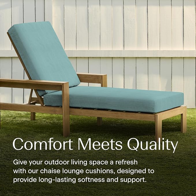 Honeycomb Outdoor Chaise Lounge Cushion - Image 3