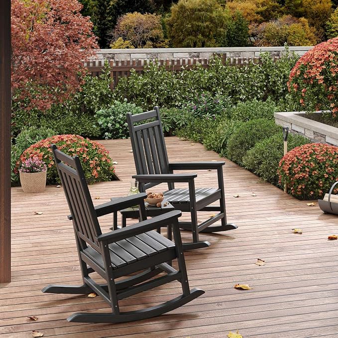 GarveeLife Rocking Chair Outdoor Set of 2 - Image 9