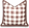Crumbs Home Modern Farmhouse California Casual Indoor Outdoor Throw Pillow Cover by CRUMBSHOME