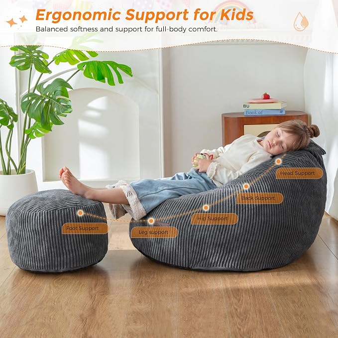 MAXYOYO Kids Bean Bag Chair - Image 9