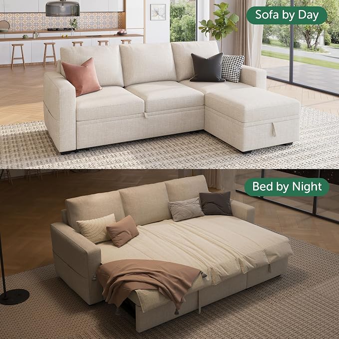 HONBAY Modular Sectional Sleeper Sofa - Image 4