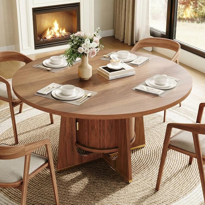 IRONCK 47 Inch Round Dining Table - Image 3