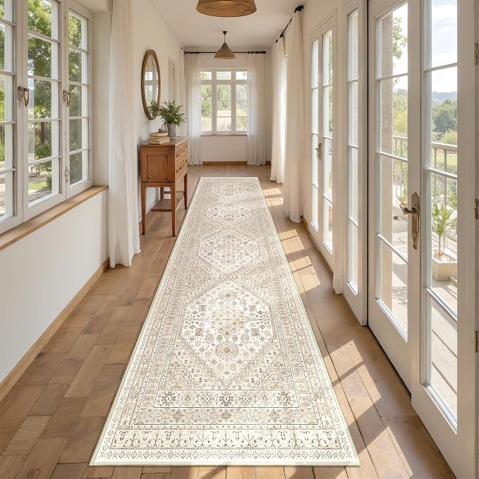 Runner Rug 2x10, Ultra-Thin Kitchen Rugs Non Slip Washable Rugs - Image 3