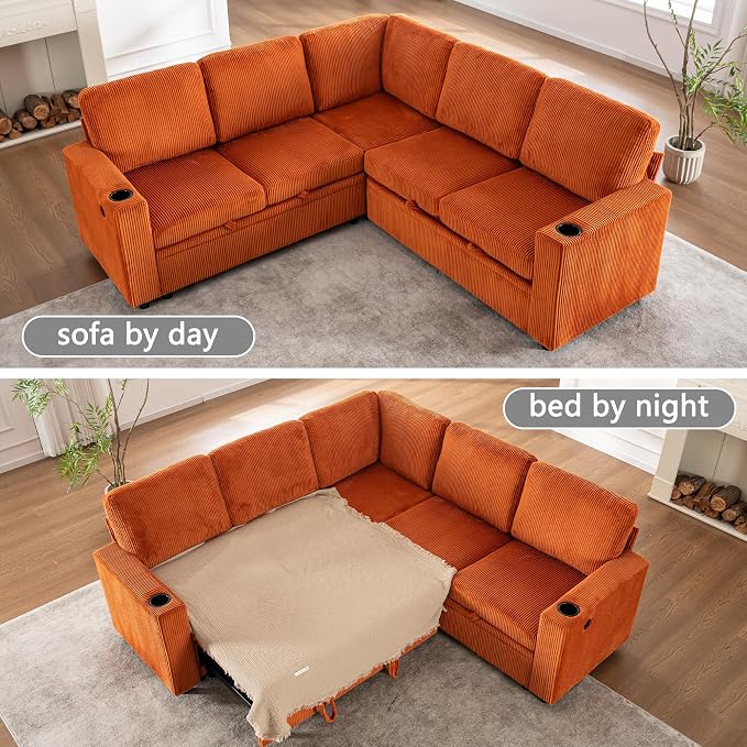 Modular Sectional Sleeper Sofa - Image 8