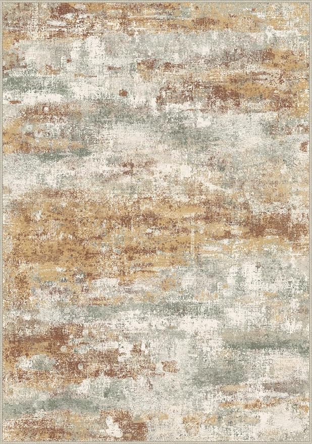 Area Rugs 8x10 for Living Room Bedroom, Modern Abstract Machine Washable Rug - Image 6