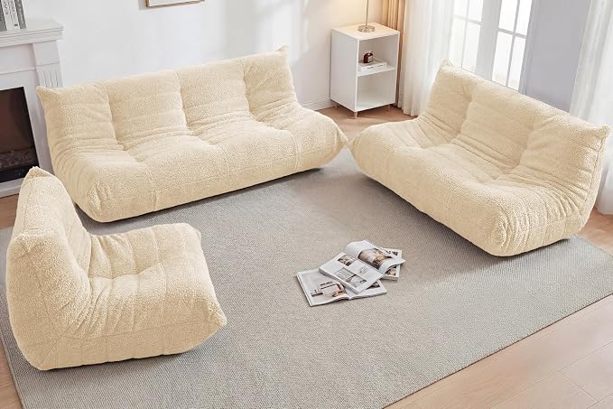 Bean Bag 3-Seater Chair Big Sofa Beanbag Chair - Image 8