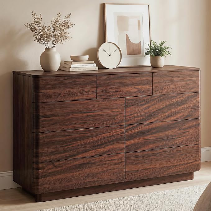 ACCOHOHO 9 Drawer Dresser for Bedroom, Large Storage Chest of Drawers, TV Stand by ACCOHOHO