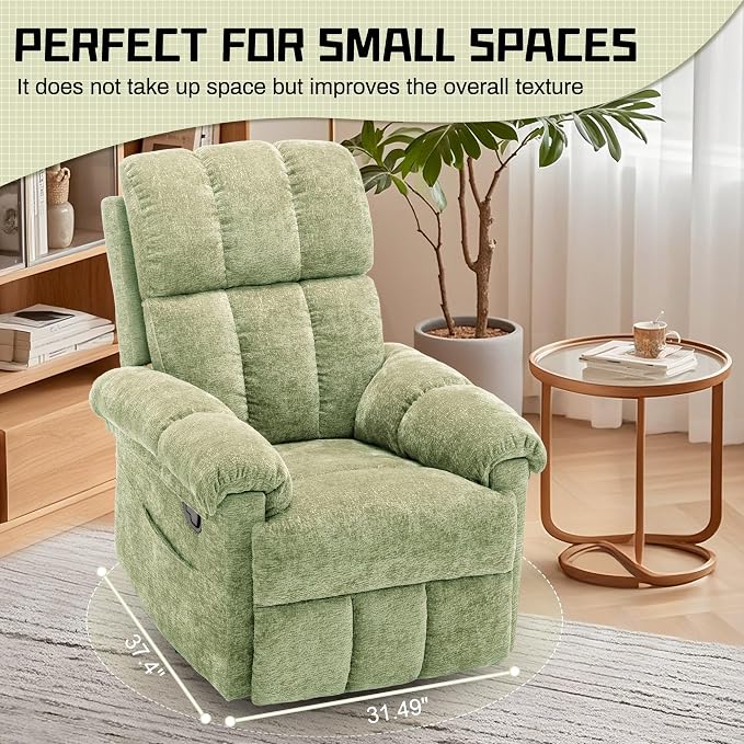 Korser Recliner Chair, Swivel Rocker Recliner Chair - Image 8