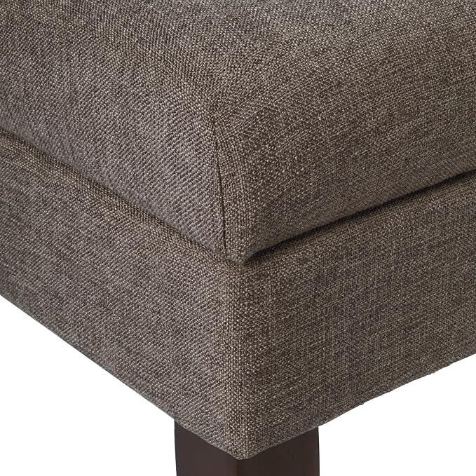 Homepop Home Decor | Upholstered Decorative Storage Ottoman Bench | Ottoman - Image 8