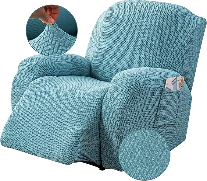 Genina Recliner Chair Cover, Stretch Reclining Chair Covers, Recliner Sofa by Genina