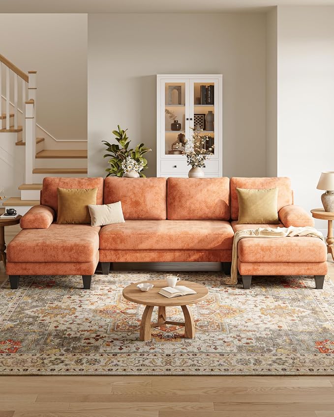U-Shaped Sectional Couches for Living Room | 112 Inch Modern Sectional Couch | - Image 7