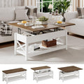 ChooChoo Farmhouse Lift Top Coffee Table, Converts to Dining Table by ChooChoo
