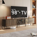 94.5" Fluted Mid Century Modern TV Stand by BEDEEP
