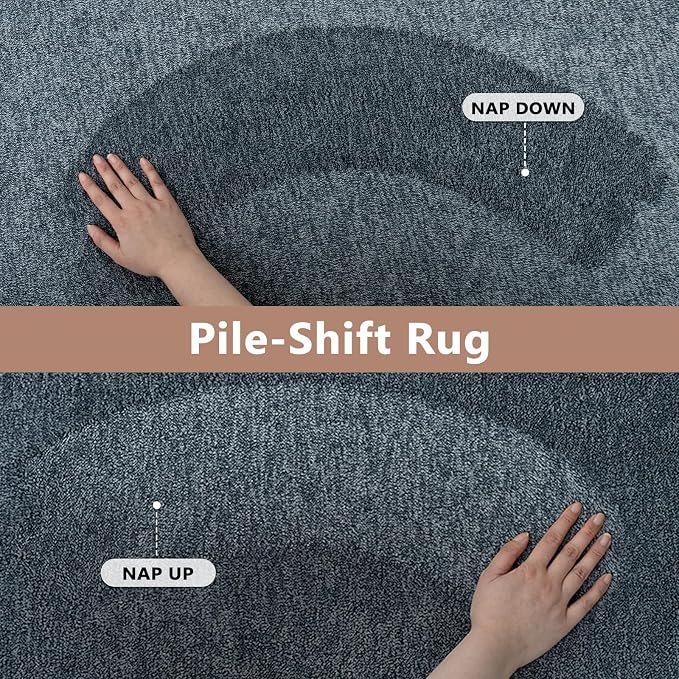 FinRèc Low Pile 5x7 Washable Area Rugs - Image 8