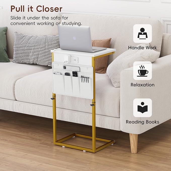 Vagusicc C-Shaped End Table - Image 8