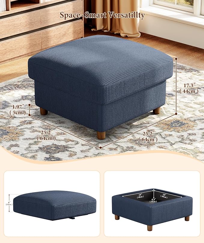 Kidirect 87in L Shaped Couch, Modular Sofa No Tool Assembly, Comfy Sectional - Image 6