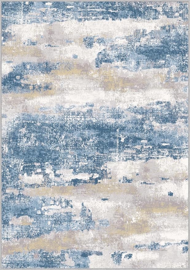 BEIMO Area Rugs 5x7 for Living Room Bedroom, Modern Abstract Machine Washable - Image 6