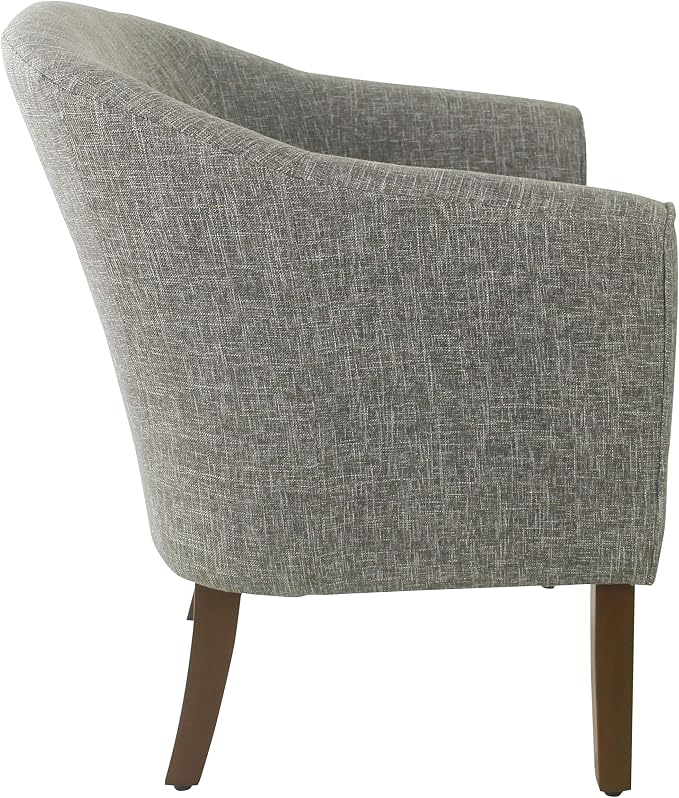 HomePop Modern Barrel Accent Chair - Image 6