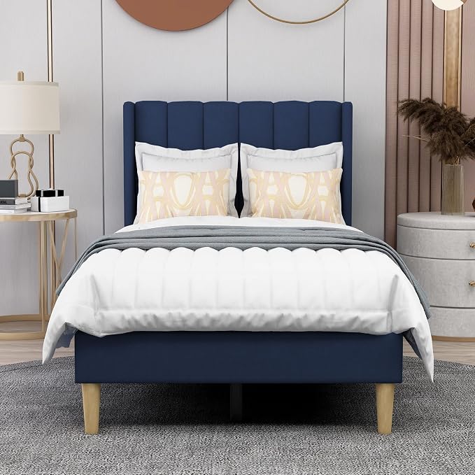 AGARTT Upholstered Platform Bed Frame Twin Size by AGARTTBED