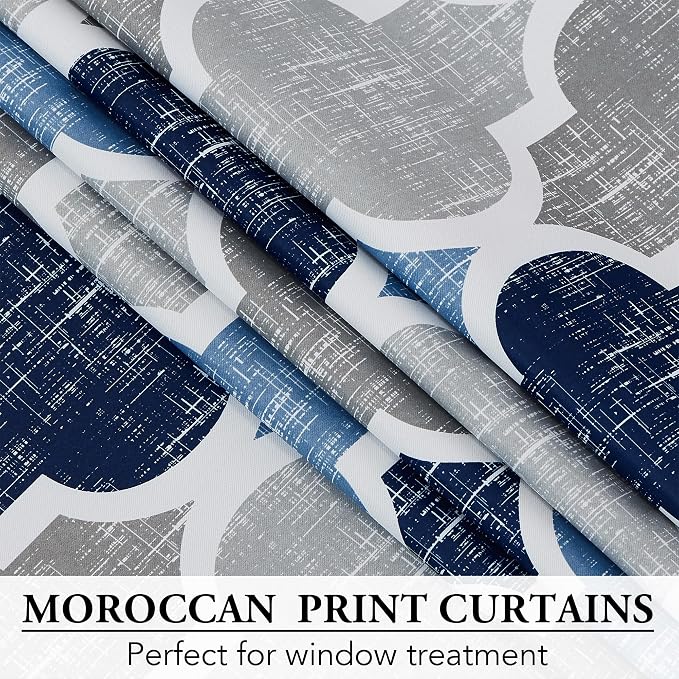 Beauoop 100% Blackout Curtains 63 Inches Long 2 Panels - Image 4