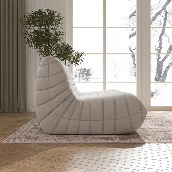 YVDNHP Big Bean Bag Chairs for Adults, 3 Seater Large Bean Bag Chair Sofa - Image 7