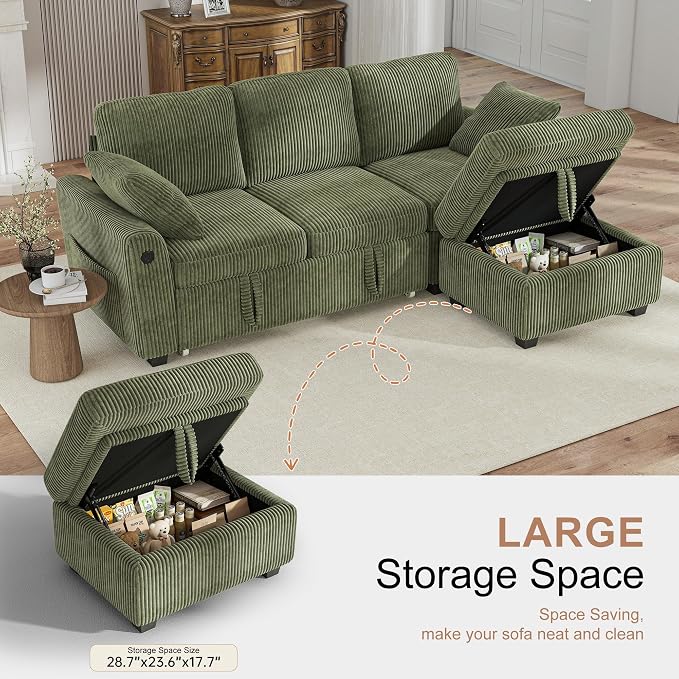 Hanherry 81" Sectional Couch - Image 3