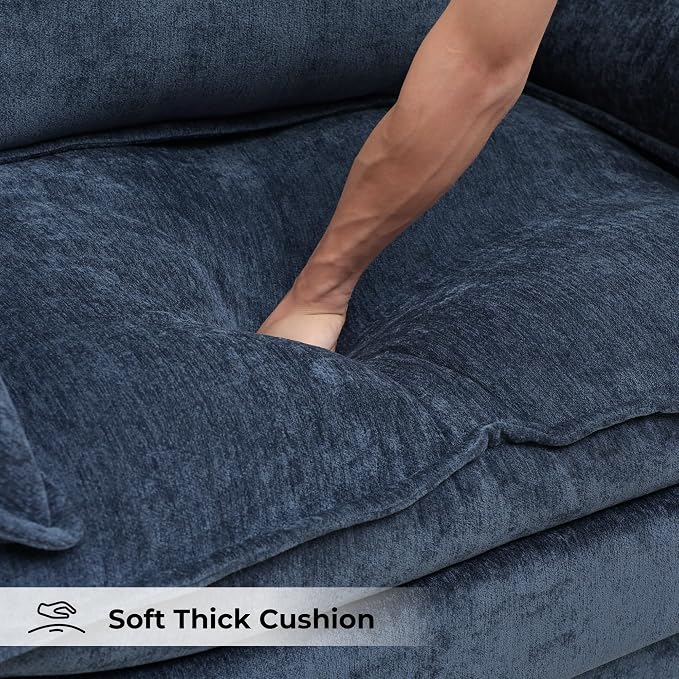 Modern Oversized Accent Chair, Chenille Cloud Sofa Chair - Image 8
