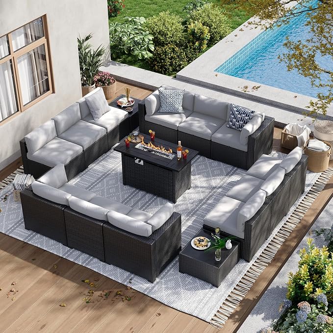 Aoxun 15 Piece Patio Furniture Set by Aoxun