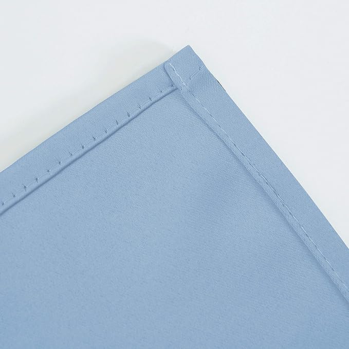 LEMOMO Sky Blue Thermal Blackout Curtains/52 x 84 Inch/Set of 2 Panels Room - Image 8