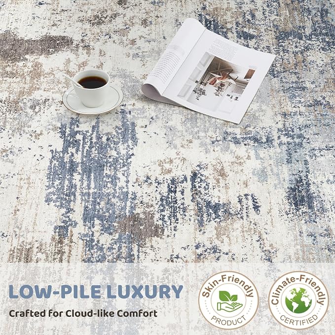 UERMEI 6x9 Area Rug Living Room Rugs Thickened - Image 8