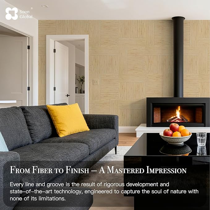 Soon Global Acoustical Wall Panels, 6-Piece 23.62 X 23.62 Inches Art Acoustic - Image 5