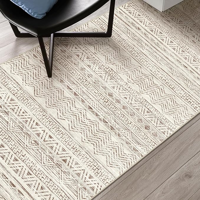 3x15 Washable Kitchen Runner Rug: Modern Moroccan Runners - Image 7
