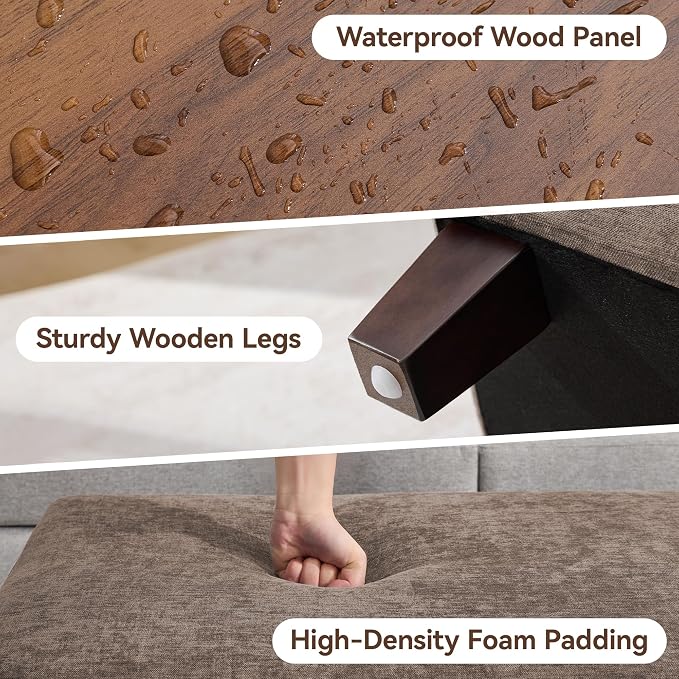 45 Inch Large Storage Ottoman Bench - Image 6