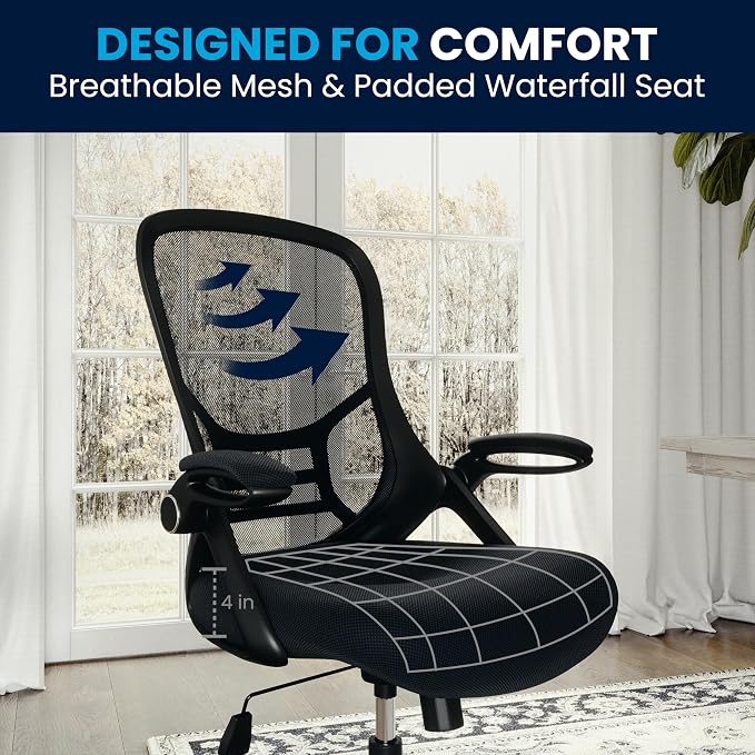 Flash Furniture Porter High-Back Swivel Office Chair - Image 12
