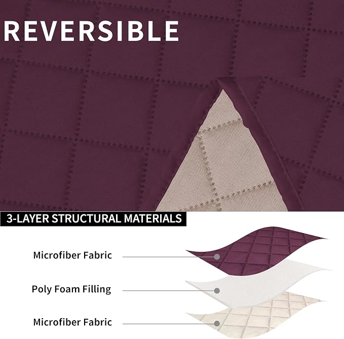 Easy-Going Recliner Sofa Cover, Reversible Couch Cover - Image 5