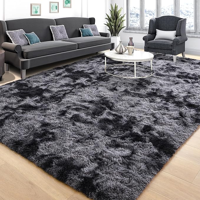 Tepook Soft Fluffy Rugs for Living Room, 5x7 Shaggy Area Rug for Bedroom by Tepook