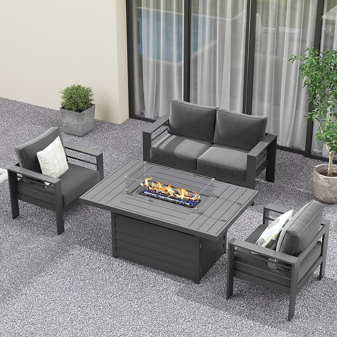 Solaste Aluminum Patio Furniture Set - Image 8