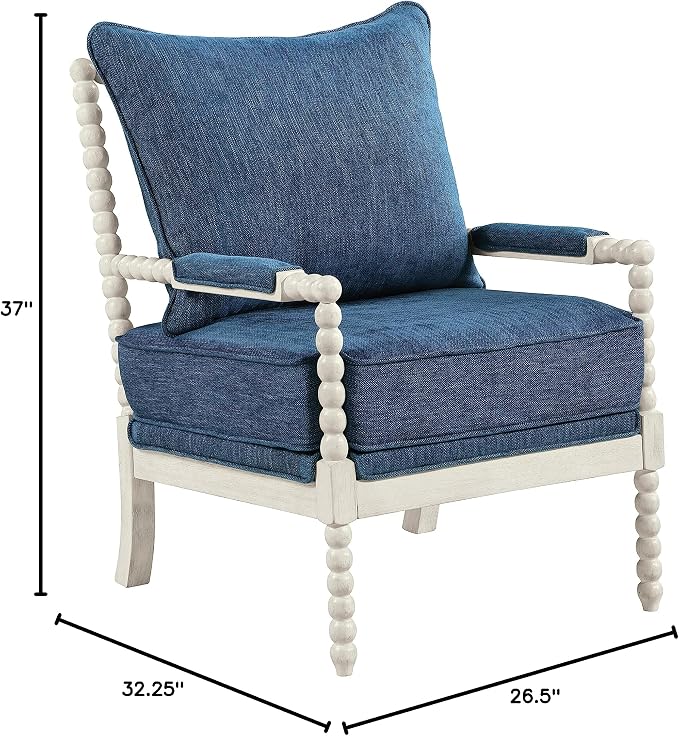 OSP Home Furnishings Kaylee Spindle Accent Chair - Image 9