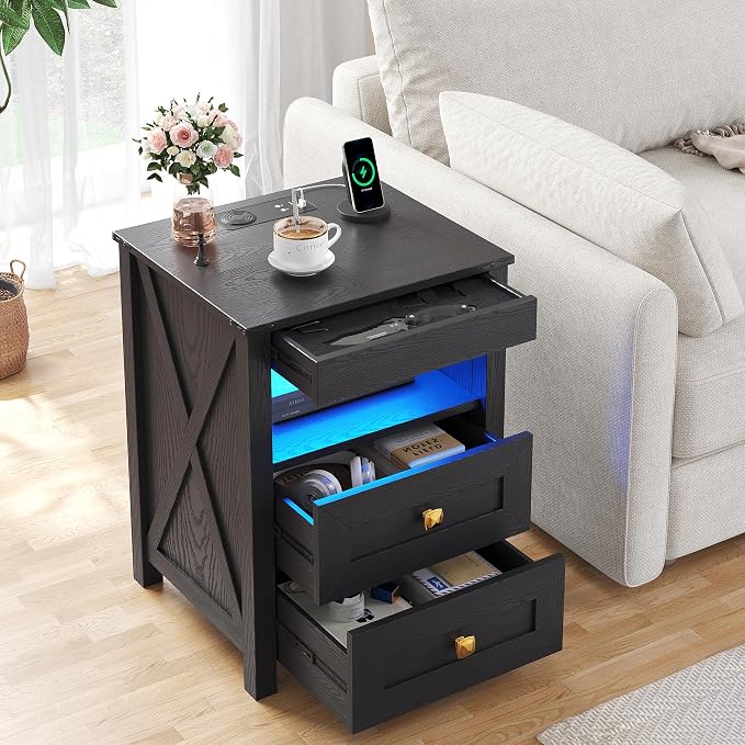 HWB LED Nightstand Set of 2 - Image 9