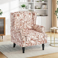 Pia Ricco High Back Floral Accent Chair by PiaRicco