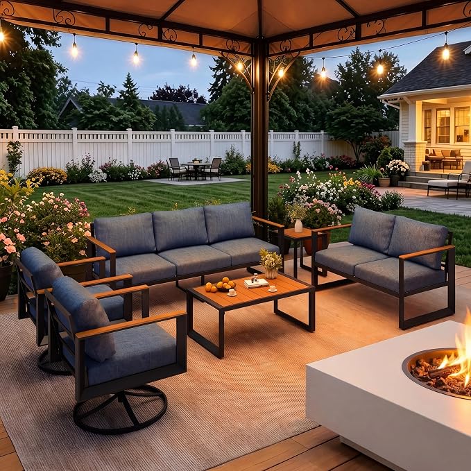 Aluminum Patio Furniture Set - Image 3