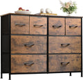 WLIVE Dresser for Bedroom with 8 Drawers, Wide Fabric Dresser for Storage and by WLIVE