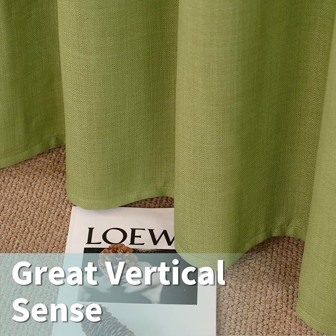 LAMIT Natural Faux Linen Curtains - Image 6