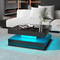 HedoAjim Black LED Coffee Table by HedoAjim