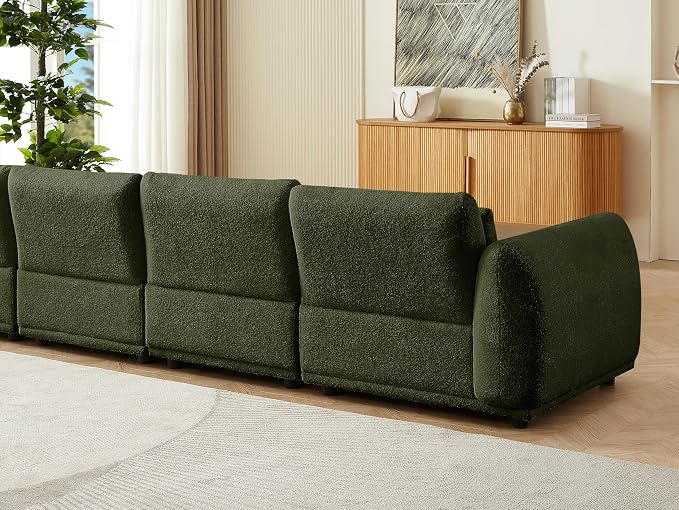 U Shaped Cloud Sectional, Convertible L Shaped Couch - Image 7