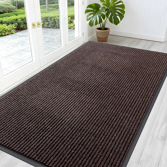 OLANLY Front Door Mat Indoor Outdoor Entrance, Waterproof Heavy Duty Doormat by OLANLY