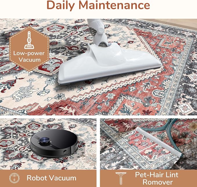 OPPODREAM Soft 8x10 Area Rugs, Washable Rugs 8x10 - Image 5