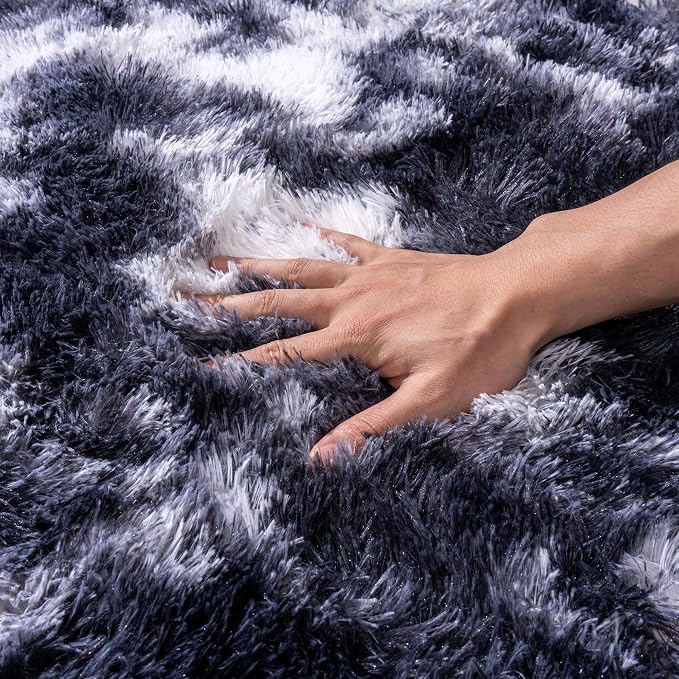 Runner Rugs for Bedroom 2x6 Soft Shag Bedside Rug, Fluffy Area Rug Throw Rugs - Image 4
