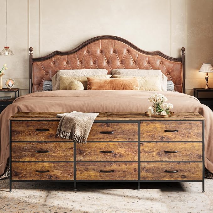 Huuger 63 Inch Dresser for Bedroom, Dresser for Closet - Image 2